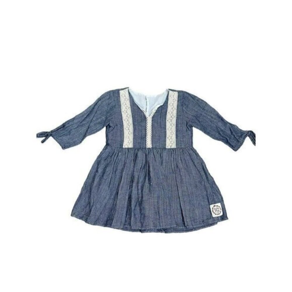 Cheeky Plum Chambray Dress